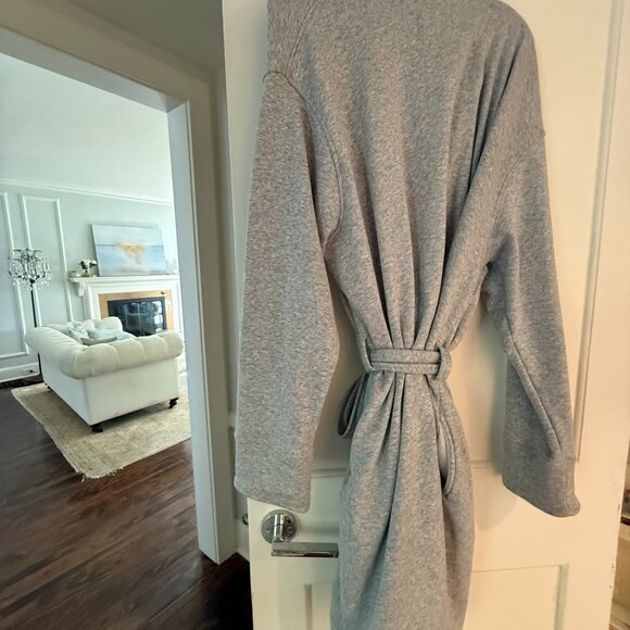 UGG Heather Duffield II Wrap Robe size 2X Grey Silver Heather gently used - Picture 2 of 8